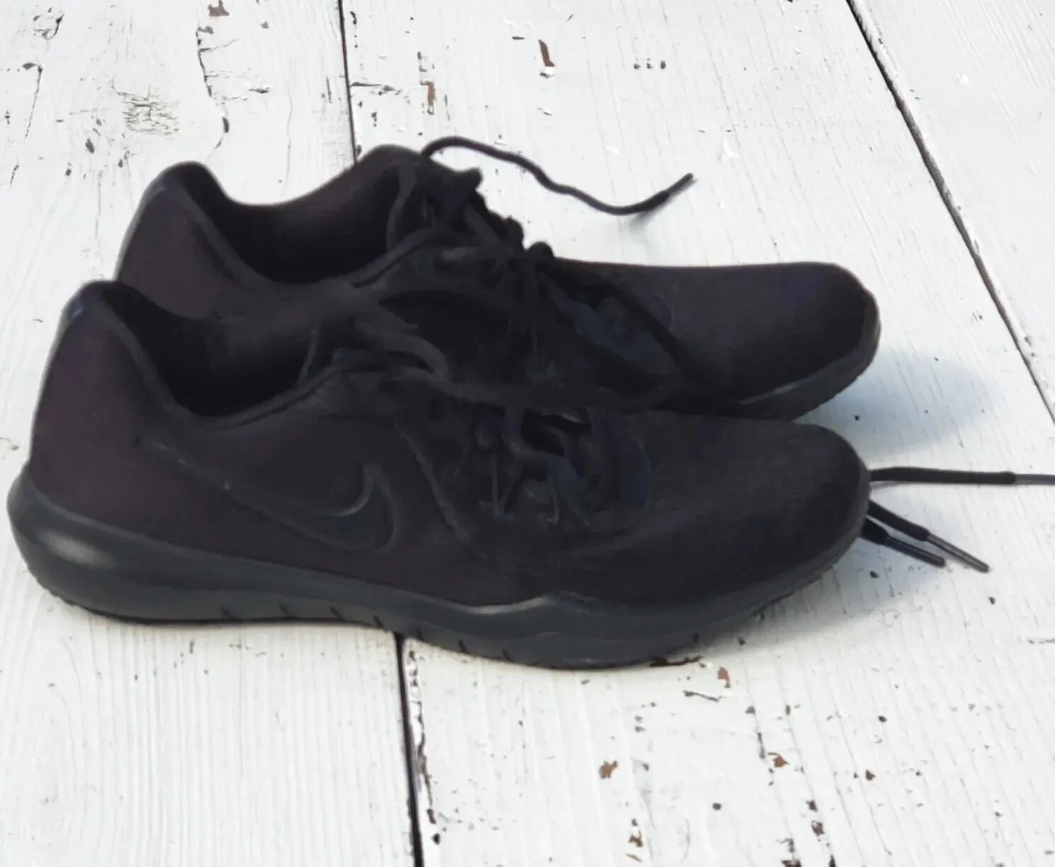 Nike Flex Supreme TR6 Training NOIR taille 6 ans UK 3,5 EU 36,5 lacets