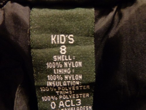 L.L. BEAN SKI/SNOWBOARD INSULATED PANTS YOUTH 8 BLACK - Picture 6 of 6