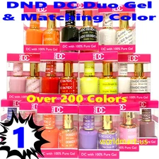DND DC Gel Nail Polish Soak Off 0.6fl.oz Color Gel Duo Choose (001 - 140) Part 1