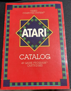 1982 Vintage Atari Catalog: 49 Games !! Cutting Edge Tech !!