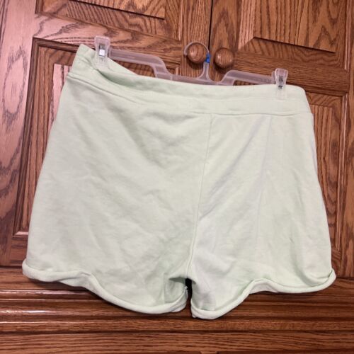 Calvin Klein Jeans Mint Green Shorts Sz Large Women’s Draw String. - Picture 2 of 2