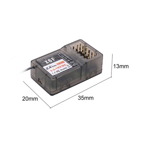 DUMBORC X6F/X6FG/X6DC/X6DCG 2.4G Steuerempfänger für X4 X5 X6 X6P Sender - Bild 8 von 20