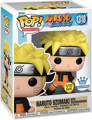 Funko Pop! Animation: Naruto Uzumaki #1318 -Glow in The Dark Shop Exclusive