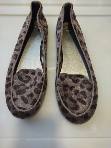 grey leopard flats