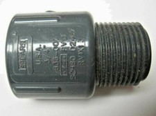 Spears Schedule 80 PVC 3/4" adapter   MPT X socket
