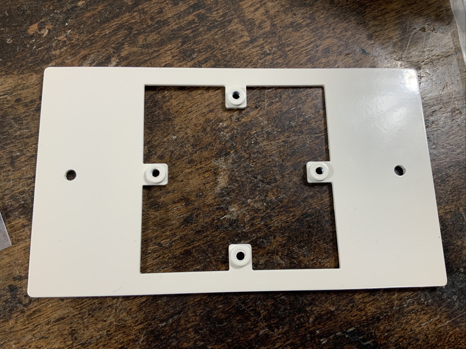 Quality Heavy Duty 2 Gang to 1 Gang Steel Adapter Plate Powder Coated