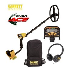 METAL DETECTOR EURO ACE 350 GARRETT PIASTRA 8.5" CERCAMETALLI ORO MONETE