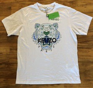 kenzo paris white t shirt