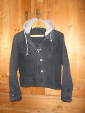 Madonna Damen Kapuzen Jeans Jacke Gr. L