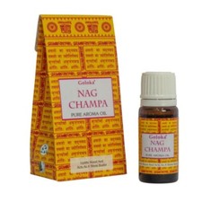 Nag Champa Aroma Oil 10 ml by Goloka - Scented Oil for Warmers and Diffusers
