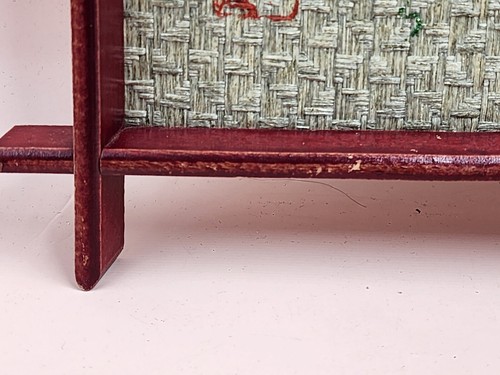 Japanese 3D Puff Fabric Mixed Media Awa Odori Obon Dancer Tokushima Framed Art - Picture 11 of 13