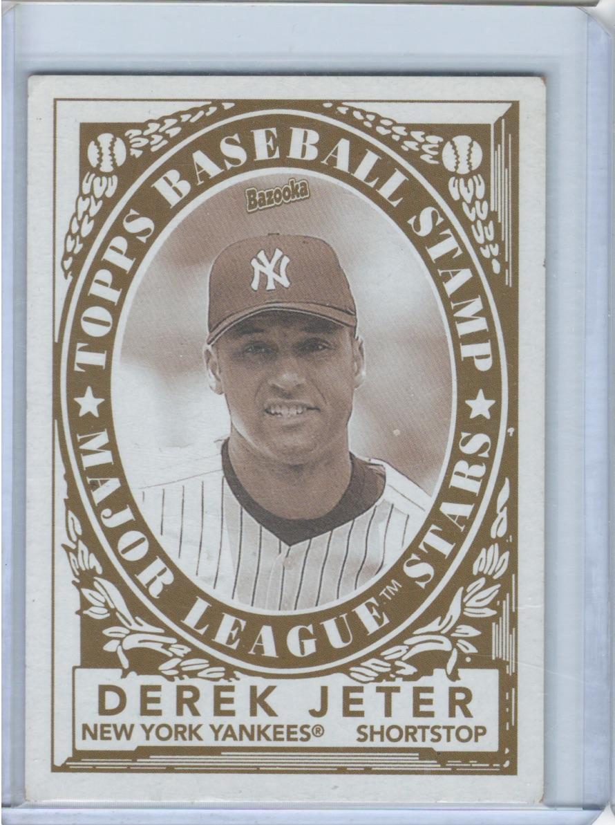 Derek Jeter 2006 Bazooka #12 Stamps New York Yankees