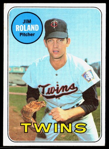 Jim Roland 1969 Topps #336 VG-VG/EX No Crease | eBay