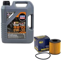 MotoröL Set 0W-30 5 Liter + ÖLfilter SH 4035 P FüR Mini Cooper Clubman Paceman
