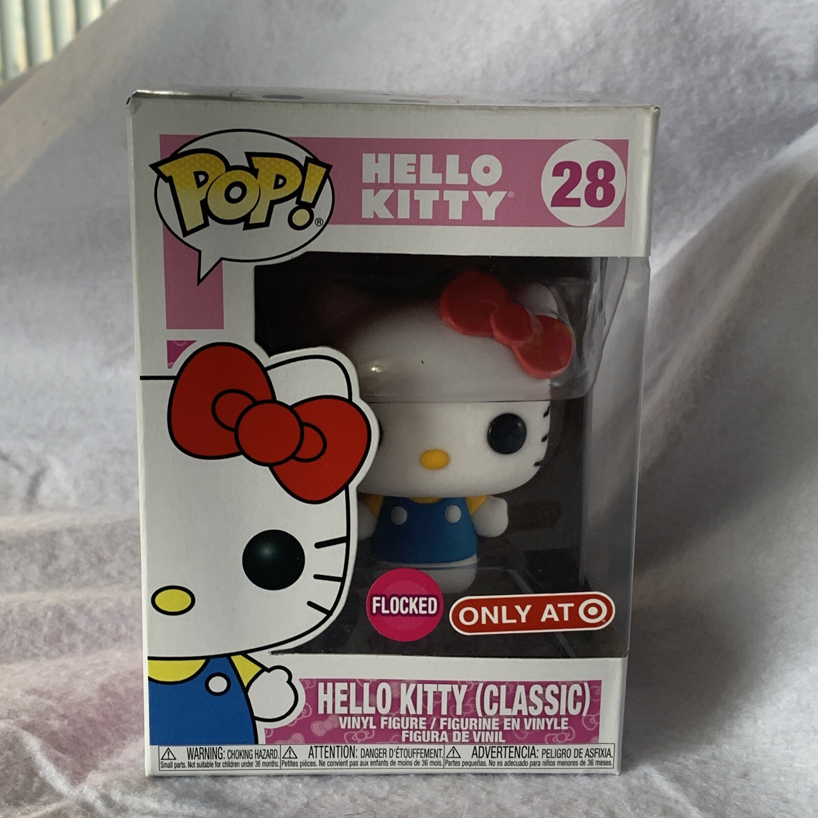 Funko Pop! Hello Kitty #28 - Figura Exclusiva Flocked Target Nueva Envío Gratuito