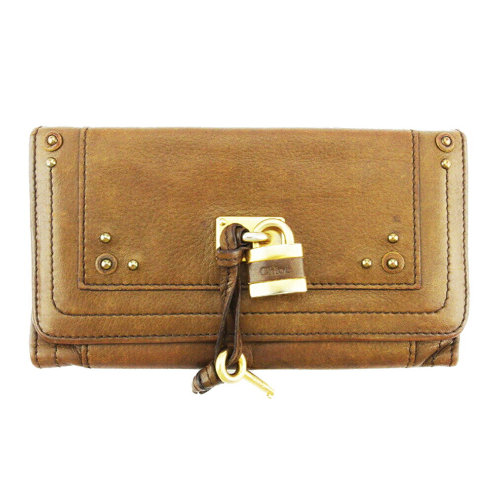 Chloe wallet Paddington Leather Authentic used L3287 | eBay