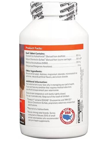 Cosequin DS Plus MSM Joint Health for Dogs - 180 Chewable Tablets 05/26 - Picture 5 of 5