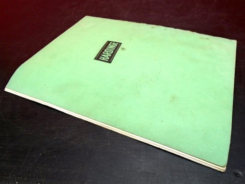 HARDINGE - Vintage - HC Chucking Machine Auto Threading Unit Maintenance Manual - Picture 15 of 19