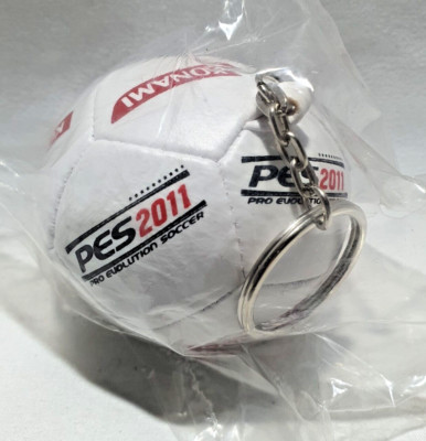 Pro Evolution Soccer 2011 Soccer Ball Keychain Konami Original Merchandise NEW