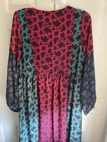 NWT MATILDA JANE WOMENS DRESS A LITTLE PARTY L/S BOHO VELVET FLORAL SIZE XL - Picture 3 of 5