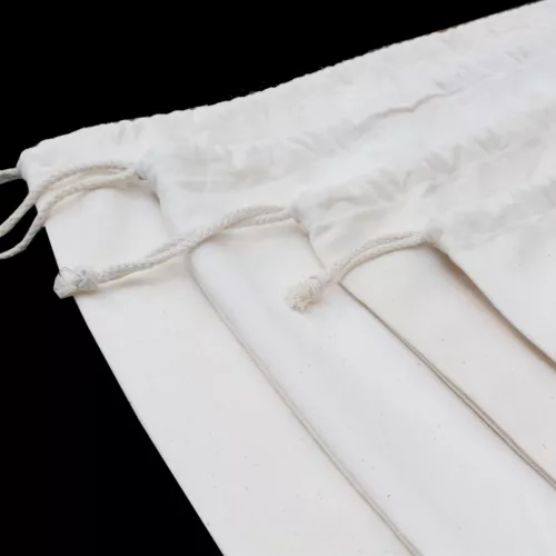 Bolsa de almacenamiento de juguetes de lona de algodón natural de alta resistencia (S,M,L,XL) AAA+ - Imagen 4 de 14