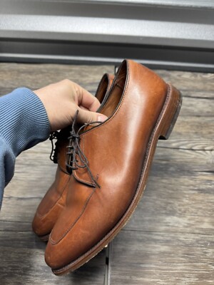 Allen Edmonds Men\'s Leather Oxford Delray Blucher Derby Lace Up Dress Shoe Sz 9A s-l400.jpg main image 2