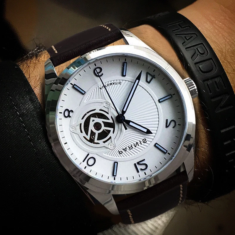 Parnis Japan NH35 Automatic Mechanical Casual Men Watch Sapphire Glass Best Gift