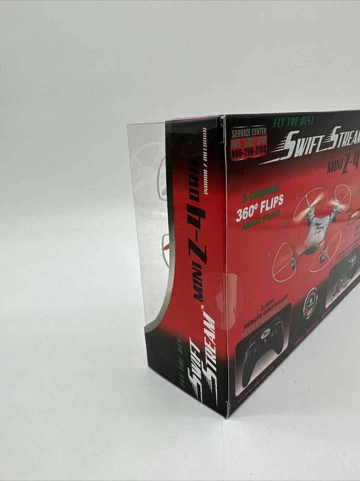 NIB Swift Stream Z-4CV 4Hz 5-Channel RC Mini Drone W/6axis Gryo 0.3MP - Image 4 of 4
