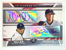 Andrew Miller Glen Perkins 2007 Topps Co-Signers Dual Auto Autograph #CS-MP SP