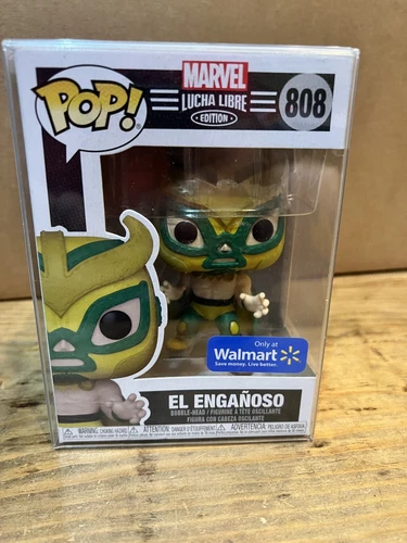 Funko Pop Marvel Lucha Libre Edition El Enganoso Walmart Exclusive Loki #808