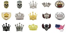 belt buckles lot 12 pieces New Collection Vintage Metal High-end Men Bling Crown