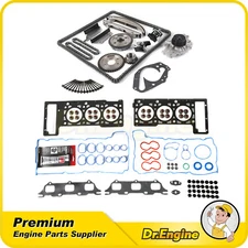 Head Gakset Bolts Set Timing Chain Kit Water Pump Fit 02-07 Chrysler Dodge 2.7L