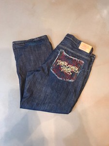 Piedra de toque para hombre 44 X 32 Bolsillos Jeans adornado Dark Wash |  eBay