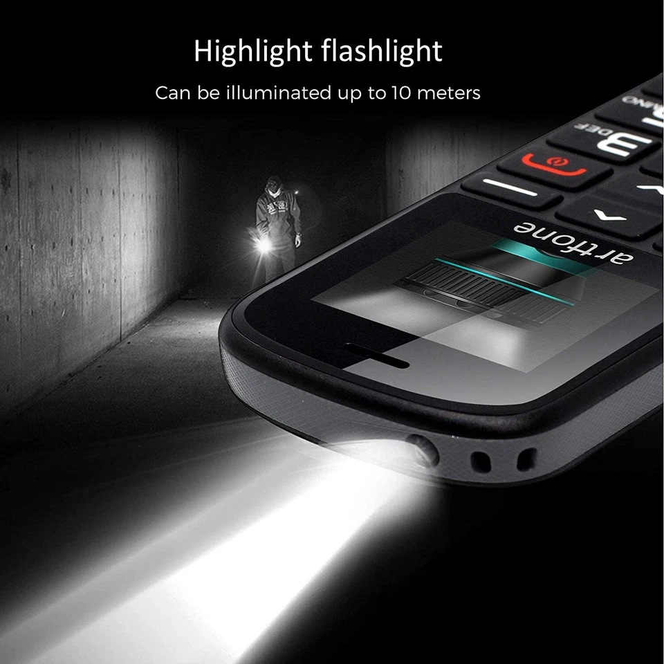 Seniorenhandy Rentner Handy SOS-Tasten Großtastenhandy Mobiltelefon mit Kamera - Bild 4 von 4