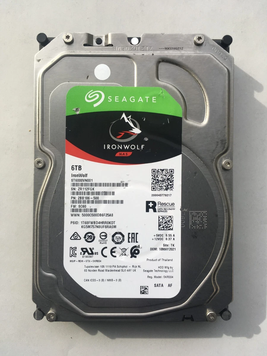 SEAGATE IRONWOLF 6TB 5.4K NAS 3.5