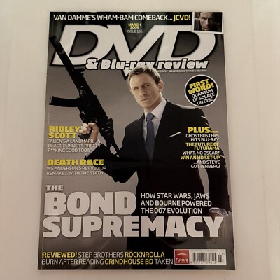 DVD Blu-Ray REVIEW Magazine Issue 126 - James Bond Quantum Of Solace - 2009 Mar