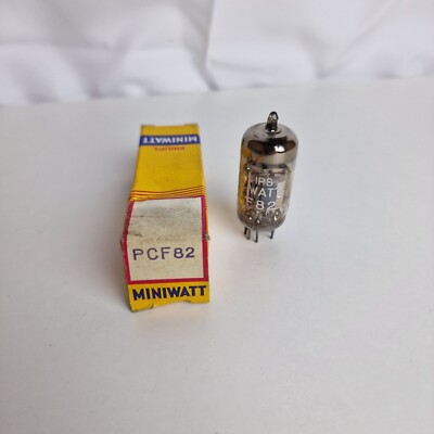 PCF82 Triode-Pentode. Eine Elektronenröhre von Philips Miniwatt. ID19587