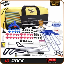 118PCS Paintless Dent Removal Rods Stainless Steel Tool Kit PDR Dent Repair kit