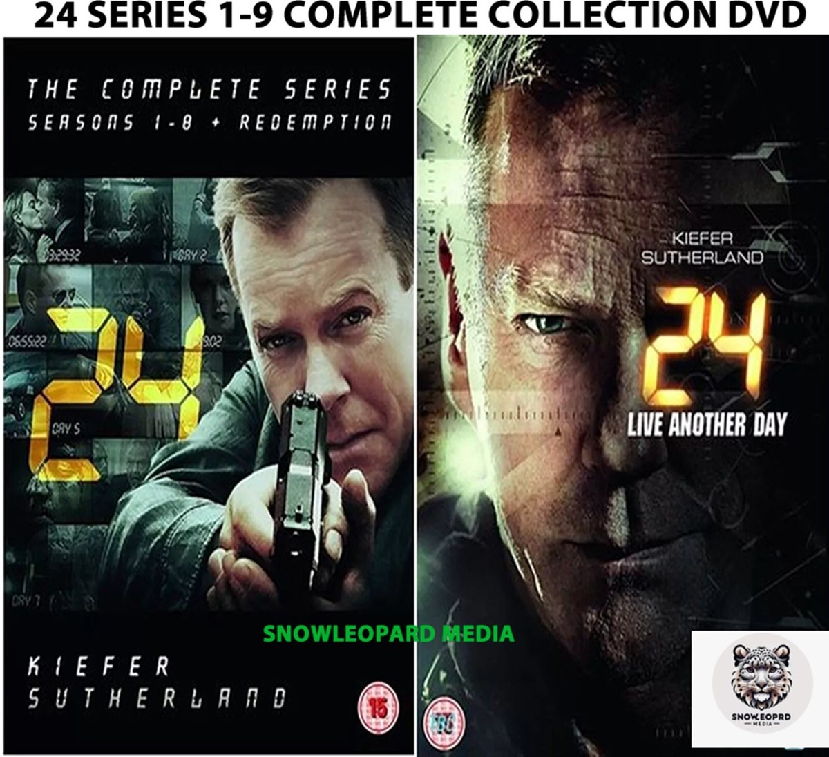 24 SERIES 1-9 COMPLETE COLLECTION 1 2 3 4 5 6 7 8 9 LIVE ANOTHER