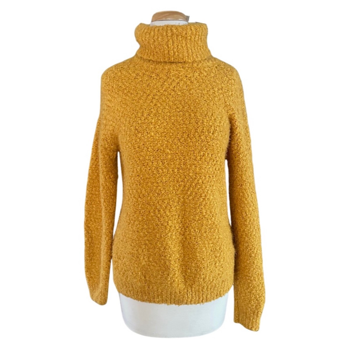 FOREVER 21 women's long sleeve knit turtleneck sweater Sz S