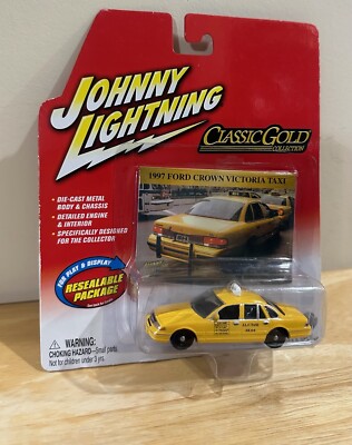 Johnny Lightning 1997 Ford Crown Victoria Taxi 1/64