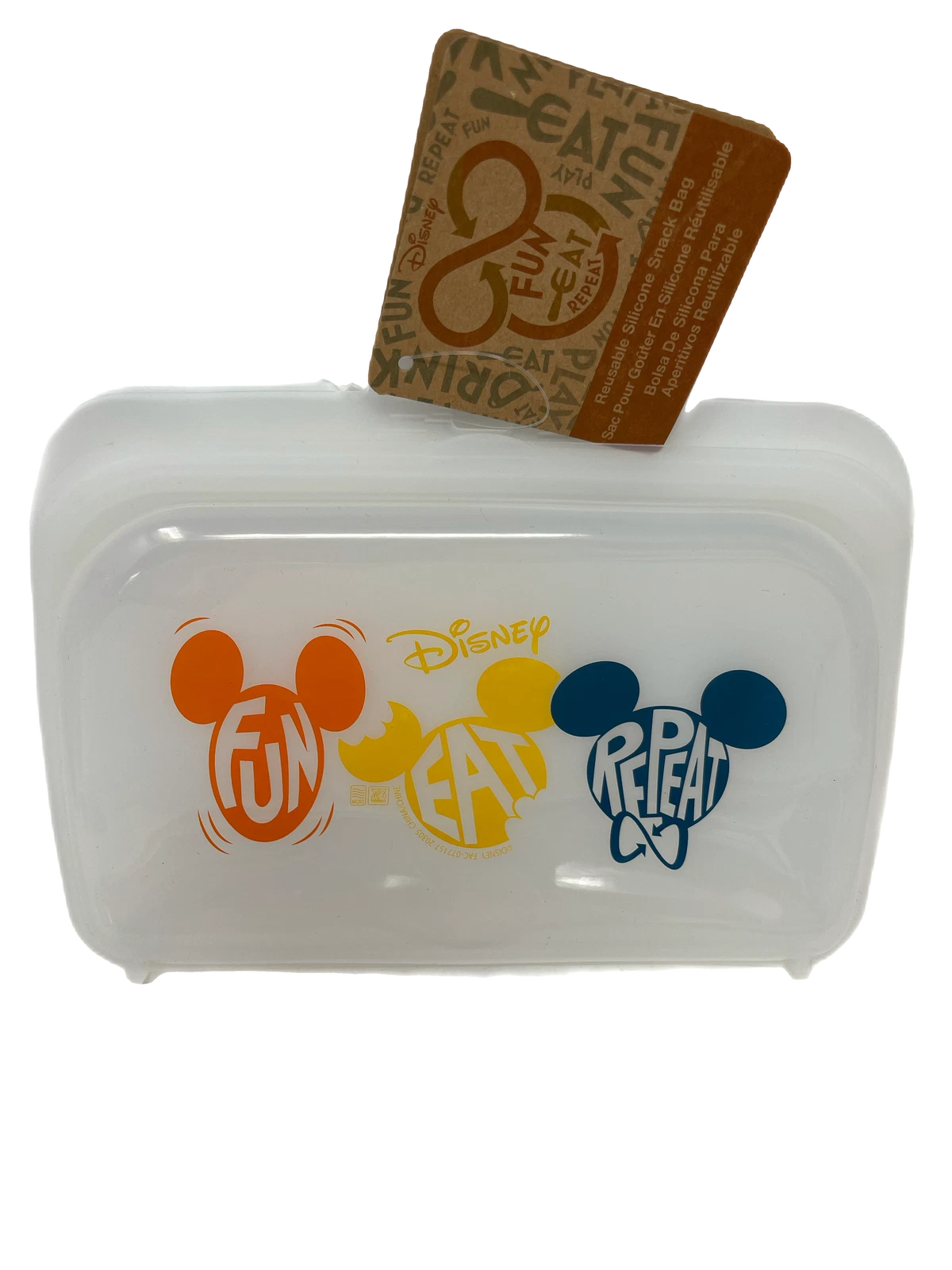 Disney Fun, Eat, Repeat Reusable Silicone Snack Bag
Opens in a new window or tab