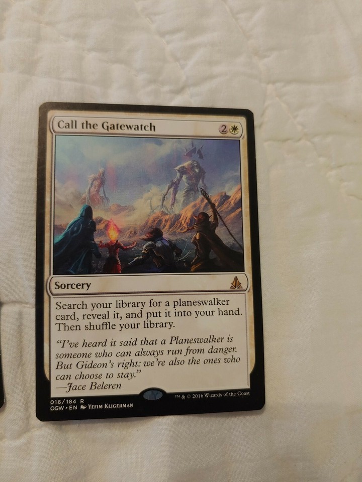 Gate Watch Magic The Gathering Call The Gatewatch 16/184 Oath Of The Gatewatch 3 ...