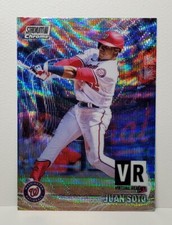 2021 Topps Stadium Club Chrome Juan Soto SP VIRTUAL REALITY WAVE REFRACTOR 🌠