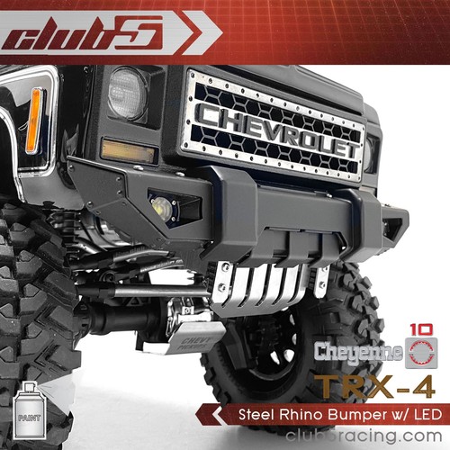 Steel Rhino Bumper w/LED for TRX-4 K10 - Picture 4 of 16