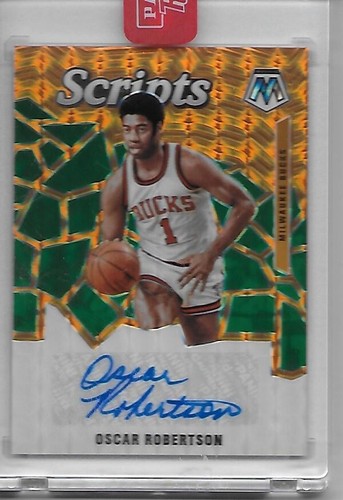 Oscar Robertson [Orange] #SC-ORB 2019 Panini Mosaic Scripts card
