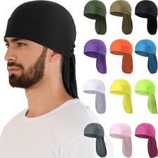 Sweat Wicking Beanie Cap Hat Skull Cap Pirate Hat Bandana Headwrap for Men Women