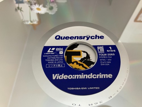 QUEENSRYCHE Video: Mindcrime LASER VIDEO DISC+OBI JAPAN 1989 Very Rare - Picture 3 of 4