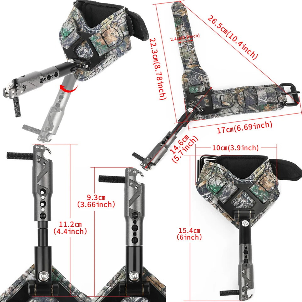 Wrist Release Aids Caliper Strap Trigger Adjustable Archery Compound Bow Hunting - Image 2 of 4