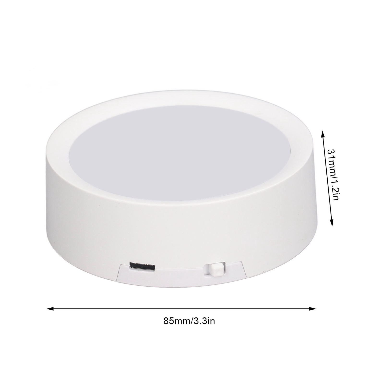 3PCS LED Puck Light 4 Colors Dimmable Timing Rechargeable Battery Operated LED